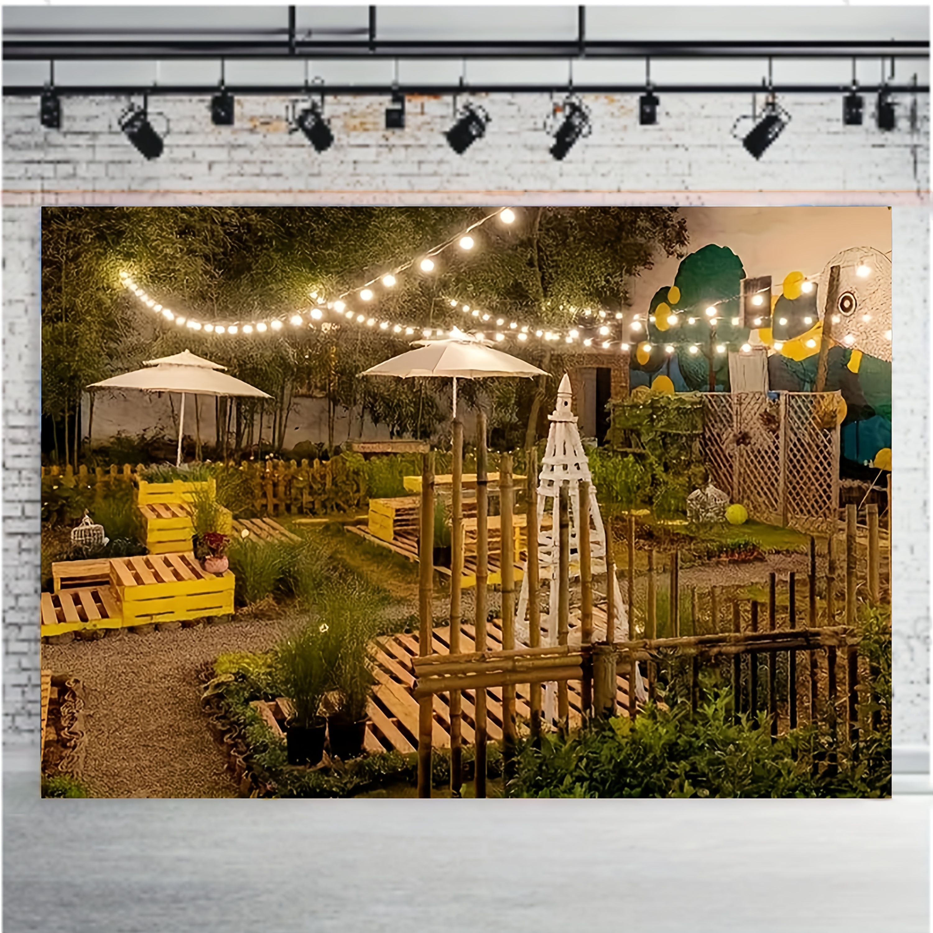 30+2 LED String Lights, 24V low voltage pulg in power supply Globe Lights String Terrace Lamp with Edison Bulbs, Hanging Bistro Light for Outside Balcony Party Wedding Market Cafe, Decorative lights