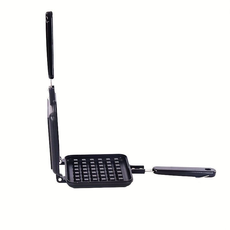 1pc Nonstick Waffle Maker Pan, Stove Top Waffle Skillet For Belgian Waffles Sandwich Toaster, Breakfast, Sandwich Maker Cookware, Kitchenware, Kitchen Accessories