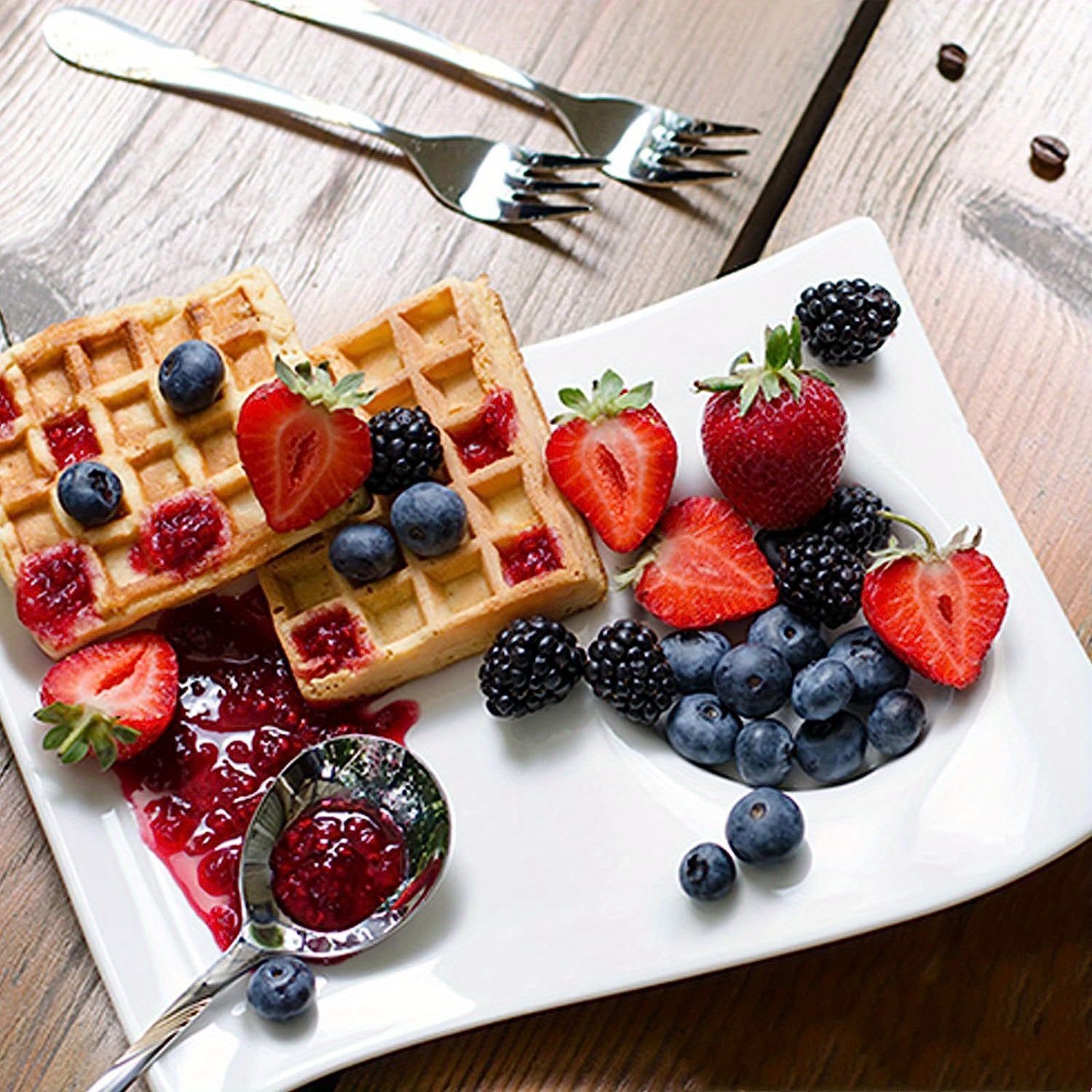 1pc Nonstick Waffle Maker Pan, Stove Top Waffle Skillet For Belgian Waffles Sandwich Toaster, Breakfast, Sandwich Maker Cookware, Kitchenware, Kitchen Accessories