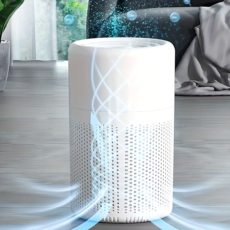 Air Purifier for Home with Scented Sponge,Deodorizing for Office Living Room Bedrooms, for Smokers, Odor, Dust, Pollen, Pet Dander, Car Air Fresheners for Bedroom Office