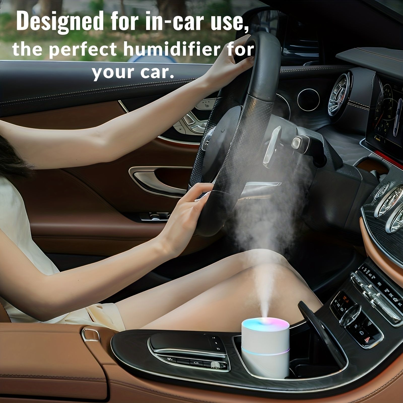 Wireless Cold Mist Room Air Humidifier, 1200mAh Portable Soundwave technology Bedroom Humidifier