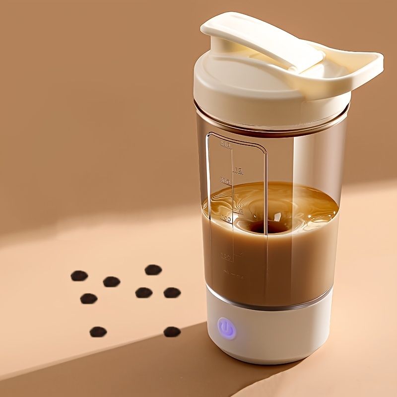Electric Stirring Cup, The Cup Body Has Its Own Scale, Double Cup Mouths Can Be Switched Freely, Household And Travel Automatic Stirring Cup, Electric Water Cup, Coffee Milk Powder Stirring Cup, Gift