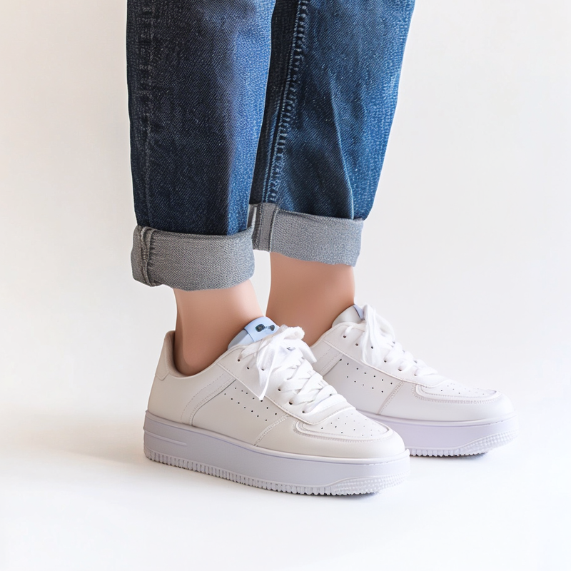 Mufan 2025 new high-quality men's shoessneakers fashionable and trendy white shoes casual board shoes
