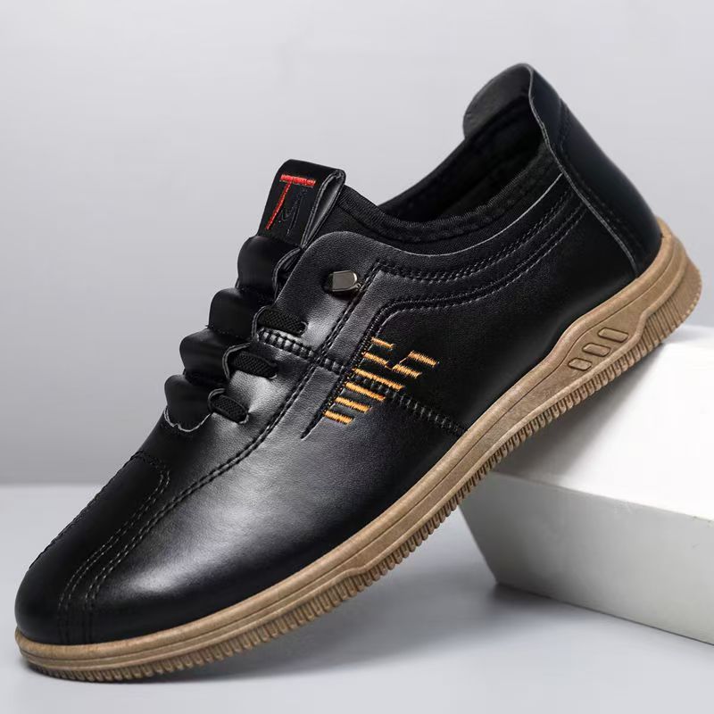 Men's soft soled business leather shoes versatile casual leather shoes fashionable board shoes