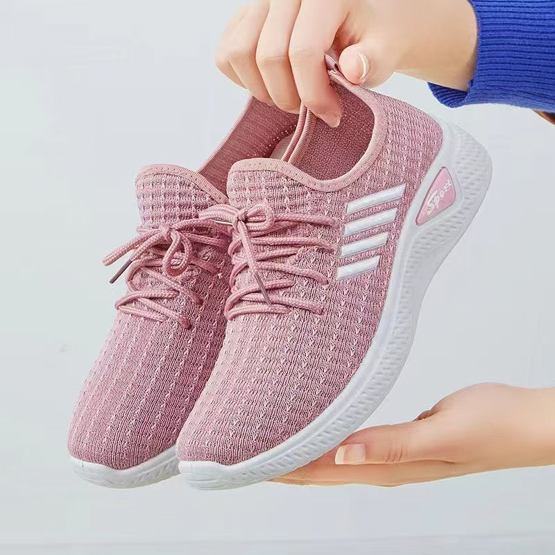 Women's mesh breathable outdoor sneakers versatile and fashionable casual shoes