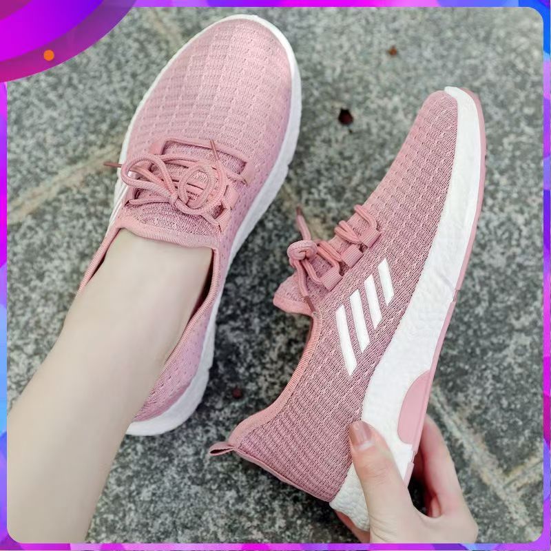 Women's mesh breathable outdoor sneakers versatile and fashionable casual shoes