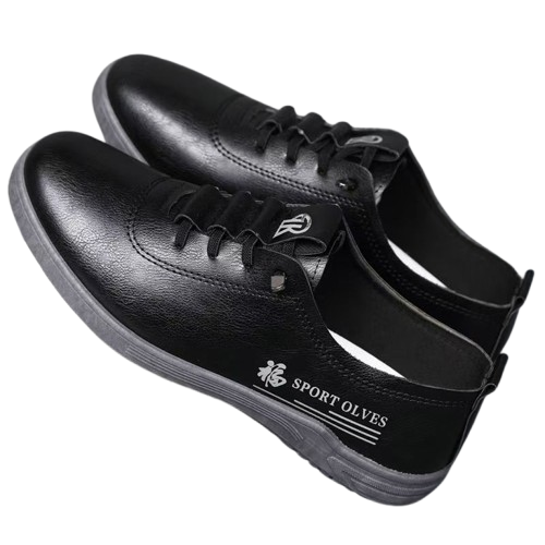 Men's Stylish Versatile Business & Casual Leather Shoes Soft-Soled Non-Slip Breathable Flat Loafers