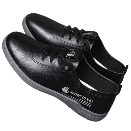 Men's Stylish Versatile Business & Casual Leather Shoes Soft-Soled Non-Slip Breathable Flat Loafers