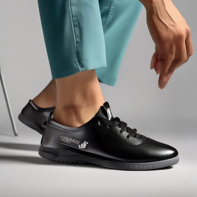 Men's Stylish Versatile Business & Casual Leather Shoes Soft-Soled Non-Slip Breathable Flat Loafers