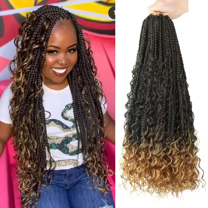 [Hair Bundles-Not a Full Wig] Braided braids curly dreadlocks and crochet hair bundles for African women – natural, breathable, odorless, stable and easy for daily care.
