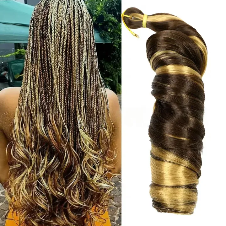 [Hair Bundles] Custom-made braidable smooth crochet hair bundles for African women – creates deep wave style – natural, breathable, odorless, stable, easy to manage, simple to use for daily wear