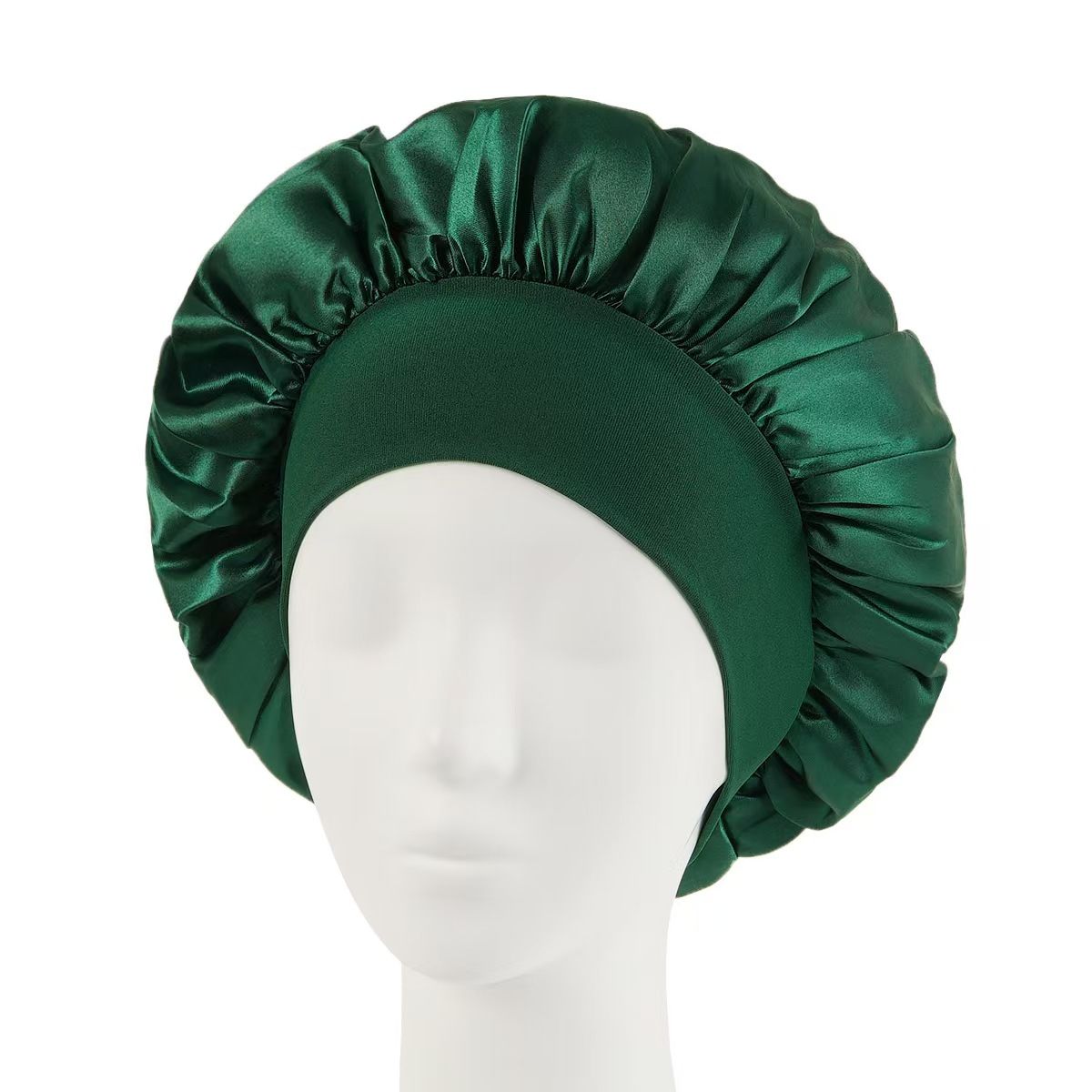 Satin Headscarf Sleeping Bonnet – Women's Long Hair Wrap Silk Cap | Fashion Head Scarf Accessory, Beauty Bath Cap | Night Sleep Cap (with Adjustable Head Cover Design), Ideal for Curly & Springy Hair,