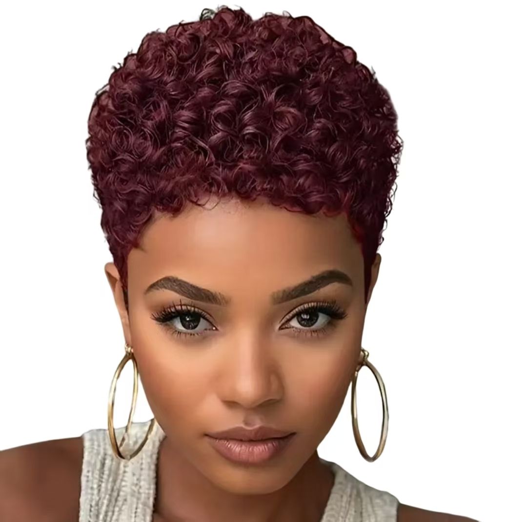 4-inch black wig headband for women with small curly hair- Natural Permeable Odorless Stable Easy to manage Simple Operation for Daily Use