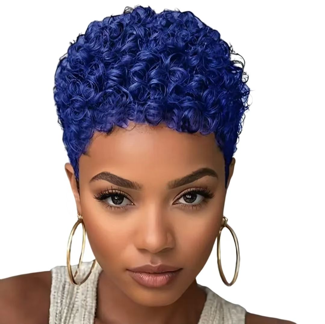 4-inch black wig headband for women with small curly hair- Natural Permeable Odorless Stable Easy to manage Simple Operation for Daily Use