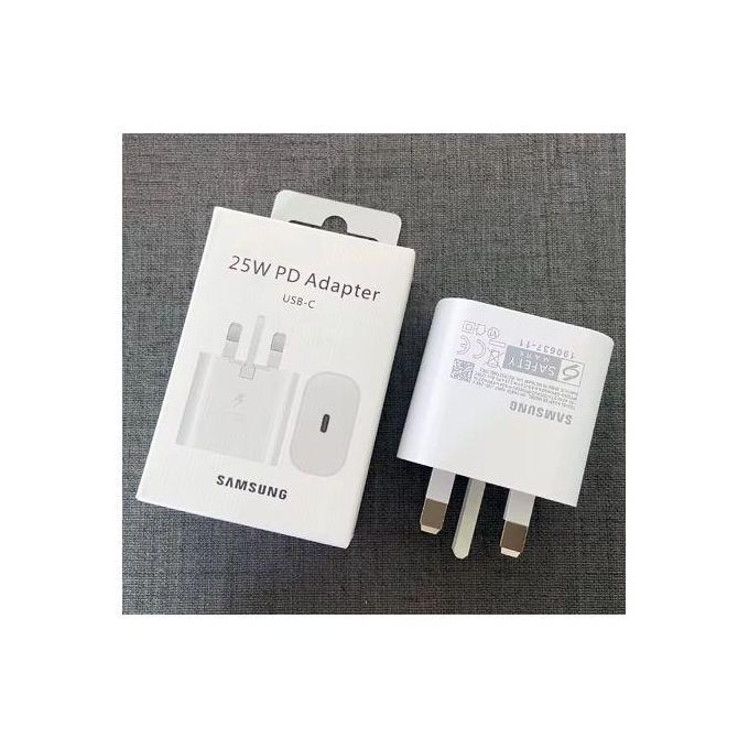 Samsung Fast Charger 25W USB C- Type C To C Wall Charger Super Fast Type C Adapter Android Phone Charger For Galaxy A15 5G A14 A13 A53 A54 A55 A03s A04s A05s A12 A52 S24 S23 S22 S21 S20 S10 Z Flip 5 Z