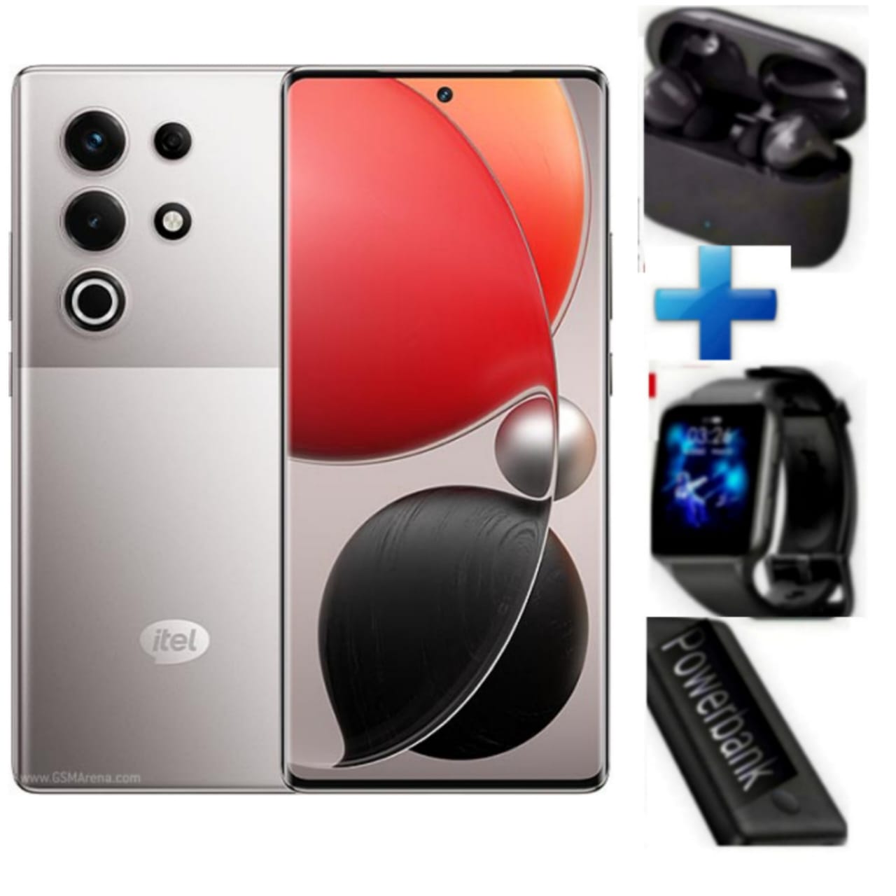 Itel S25 ULTRA,SUPER-BRIGHT AMOLED DISPLAY,CURVED SCREEN,ANDROID 14,120HZ,50MP,DUAL SIM,5000MAH(UPTO 16GB RAM +256GB ROM)SPLY"