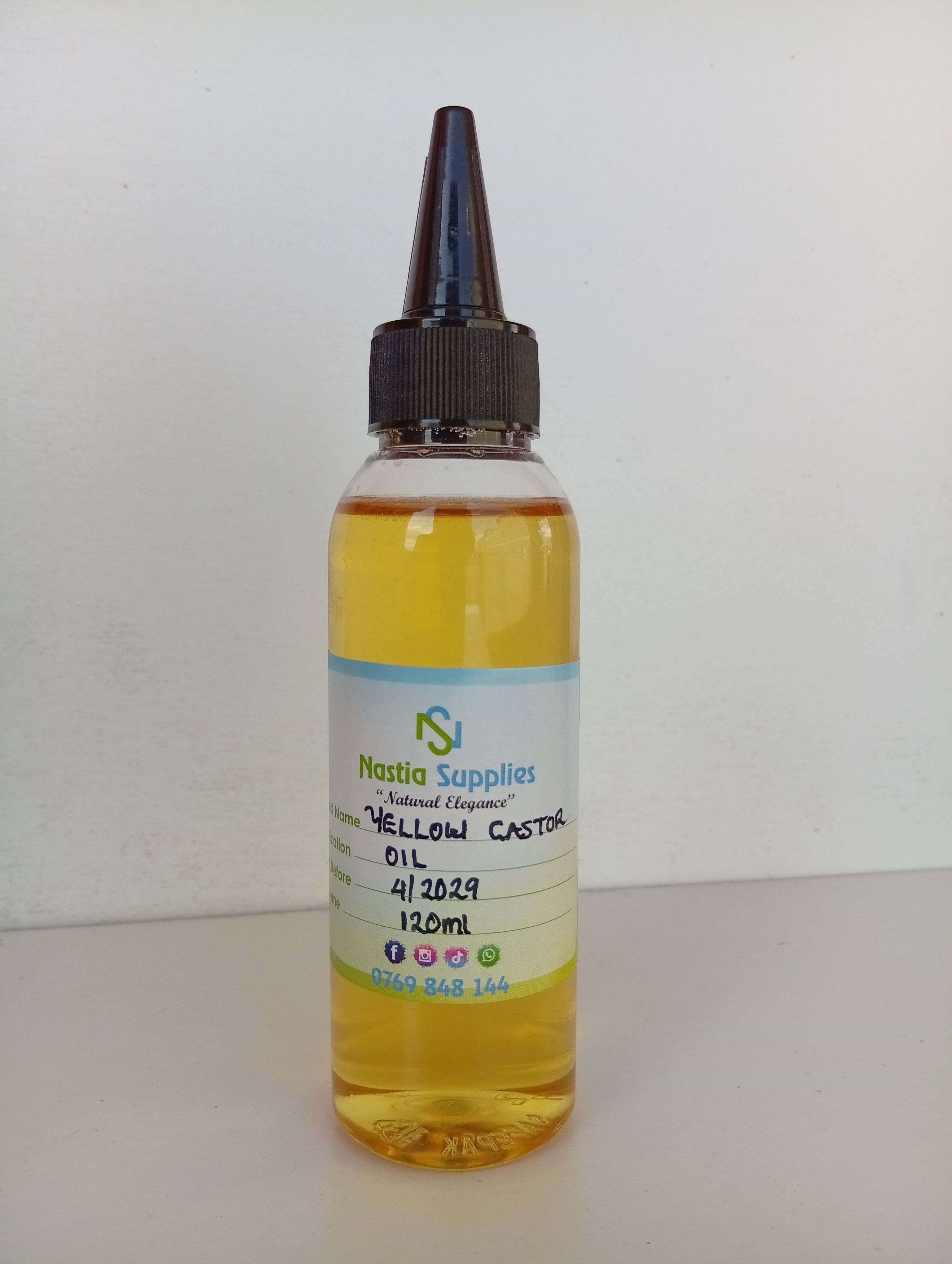 Yellow Castor Oil (cold Pressed) Natural