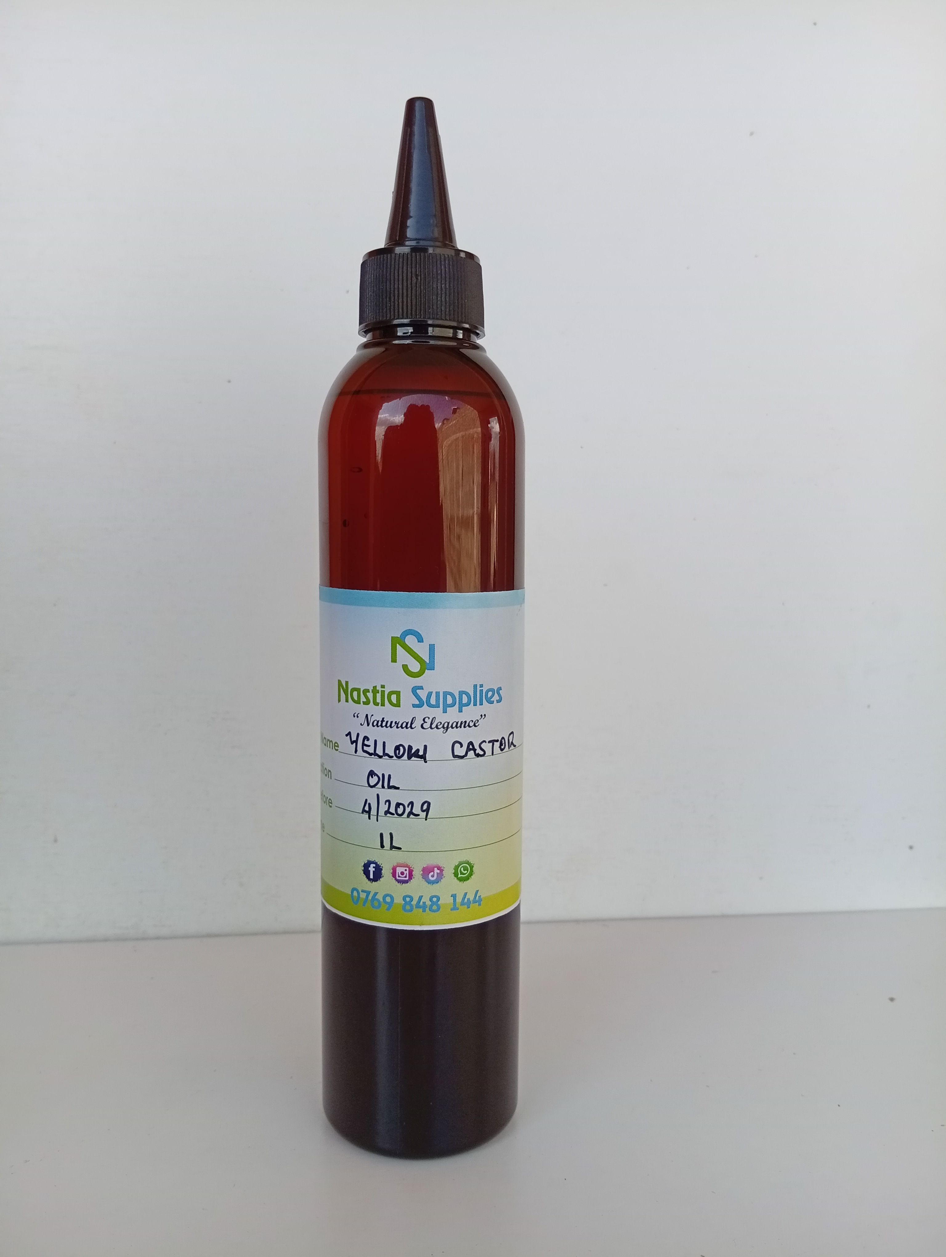 Yellow Castor Oil (cold Pressed) Natural
