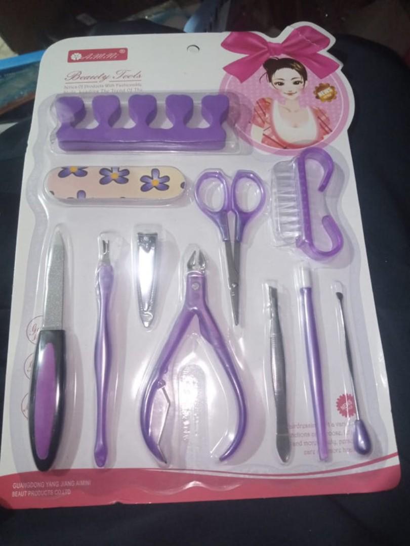 Jinda Nail Care Manicure And Pedicure Grooming Kit Set( Clippers, Scissors, Cuticle Tools & File – Beauty Kit for Women & Men)