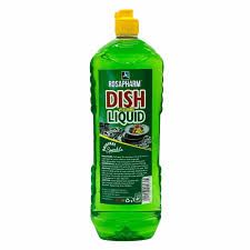 Rosapharm Original Dishwashing Liquid 1 Litre-Has an intensified grease-cutting power for faster and more efficient removal of grease, fats and oils in dishes.Its Gentle to hands.