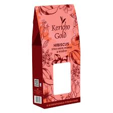 Kericho Gold Hibiscus,Star Anise, Mango And Rosehip Herbal Tea 30g-Herbal infusion blends have multiple health benefits such as pain reduction, relaxation, improving digestive and immune body systems.