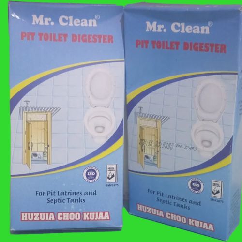 Mr Clean Pit Toilet Digester For Pit Latrines & Septic Tanks - 250g- has a double action formulation to rapidly digest organic waste and contains an active ingredient which attacks the flies larvae