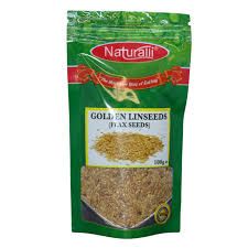 Naturalli Golden Linseeds 100g - a great and an easy addition to your diet. You can use Golden Linseeds as a topping to sprinkle onto salads, bread, crackers or oats for a healthy breakfast.