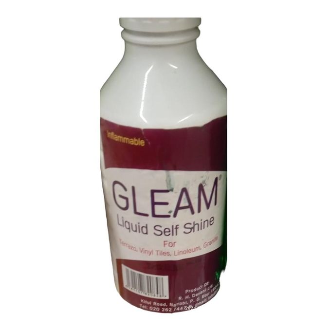 Gleam Liquid Self Shine floor cleaner- 1 Ltr  is crafted to effortlessly eliminate dirt, and stains.Engineered for multi-surface compatibility,its potent cleaning power tackles tough stains.