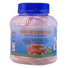 Sileo Crystals Stone Natural Salt 500g-With 100% natural ingredients, taste enhanced flavour in your food by using this in your cooking.