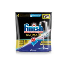 Finish Powerball Ultimate All in 1 Regular Dishwasher Tablets-39 Tablets.All in 1 for spotlessly clean and shiny dishes from the first use, every time. Thanks to the Activ-lift Technology formula.