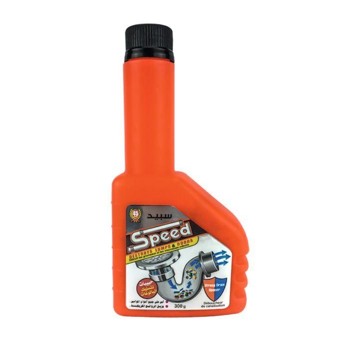 SPEED Drain Opener, Destroys Lumps & Odours - 300g-Effectively dissolves all grease and hair stuck inside. Helps to remove any nasty smells too.