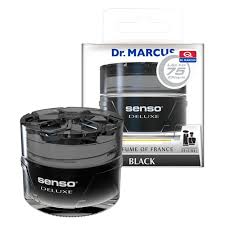 Dr Marcus Senso Deluxe Car Air freshener Black 50ml - a fragrance designed for the confident and modern individual.Perfect for day & night,its refined scent leaves a lasting impression wherever you go