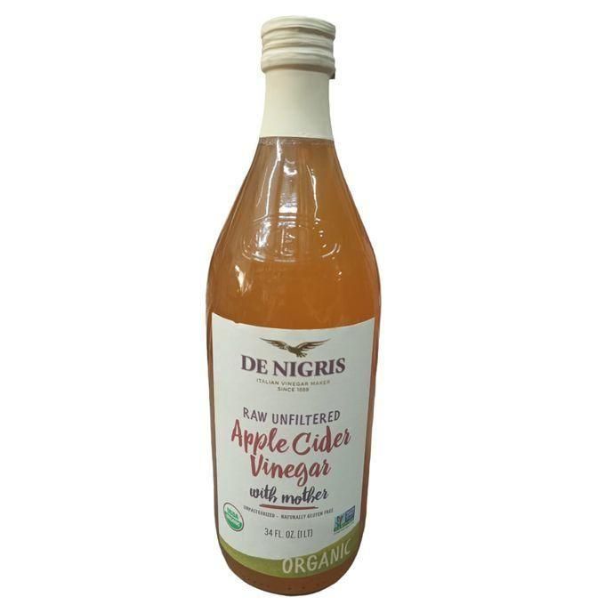 De Nigris Organic apple cider vinegar with mother- 500ml is perfect to use in salads' dressings, it also has antiseptic and disinfectant qualities.