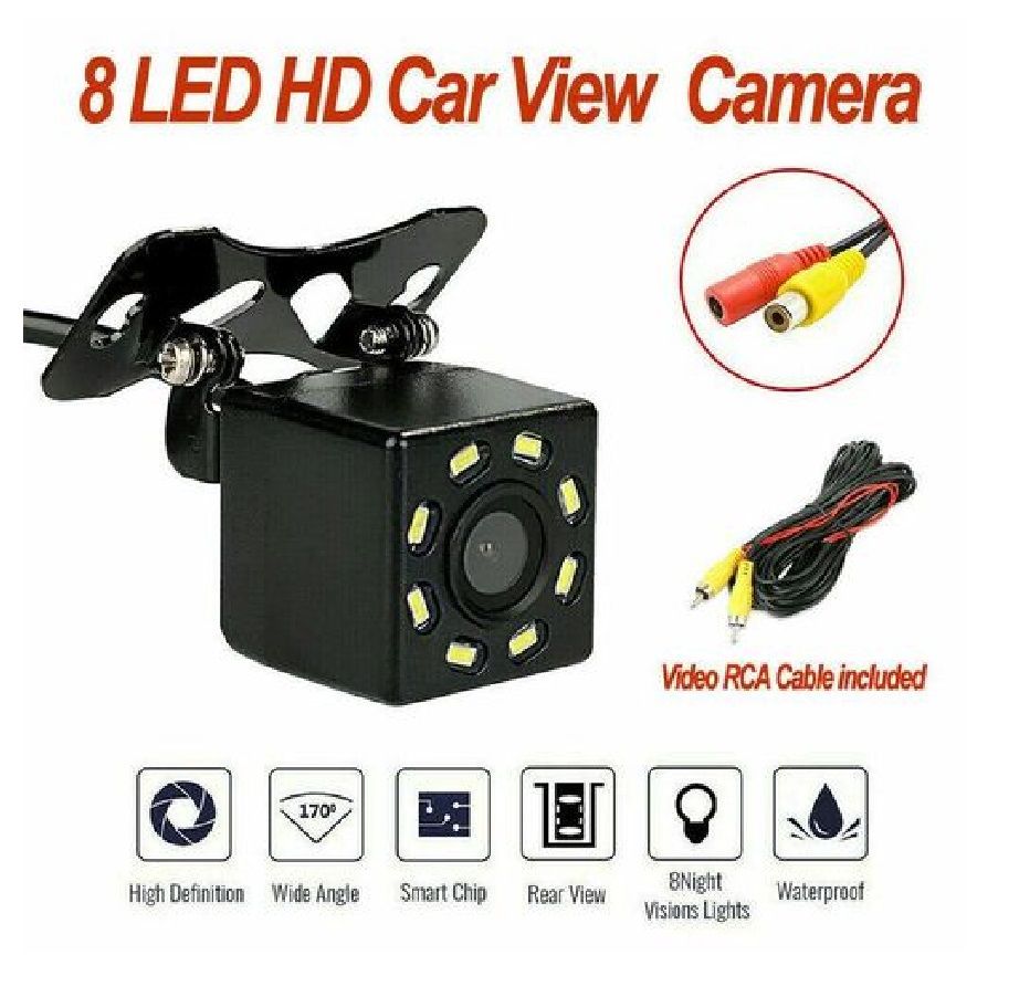 Reverse Parking Backup 8 LED rear vew HD camera night vision
