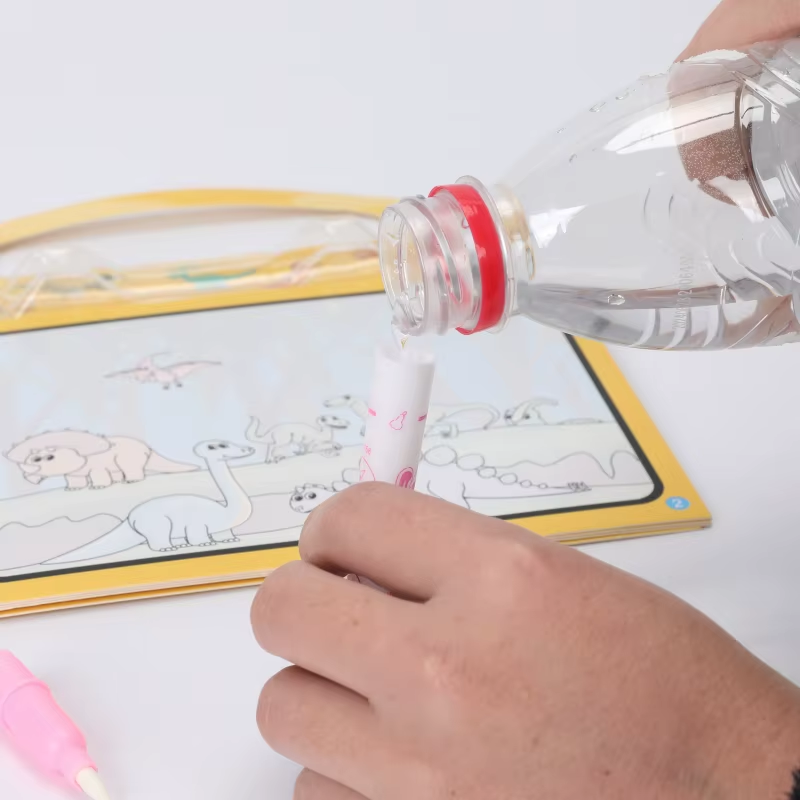 1pcs Magical Book Water Drawing Montessori Toys Reusable Coloring Book Magic Water Drawing Book Sensory Early Education Toys