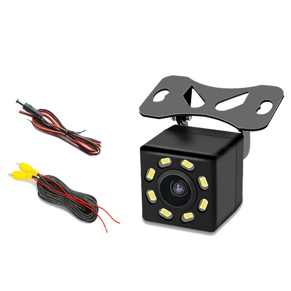 8 LED Car Reverse Camera with Night Vision. Waterproof Hd Wide Angle Reverse camera for safe reversal Of your vehicle. Powerful LEDs for Night Vision Purposes. Brand New 12 V car camera. Compatible