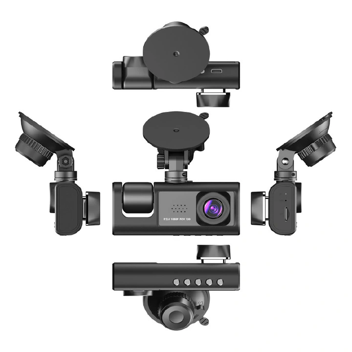 3 Channel WIFI Car DVR HD 1080P Inside Vehicle Dash Cam Three Way Camera DVRs Recorder Video Registrator Mini Dashcam Camcorder