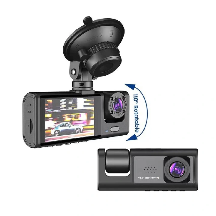 3 Channel WIFI Car DVR HD 1080P Inside Vehicle Dash Cam Three Way Camera DVRs Recorder Video Registrator Mini Dashcam Camcorder