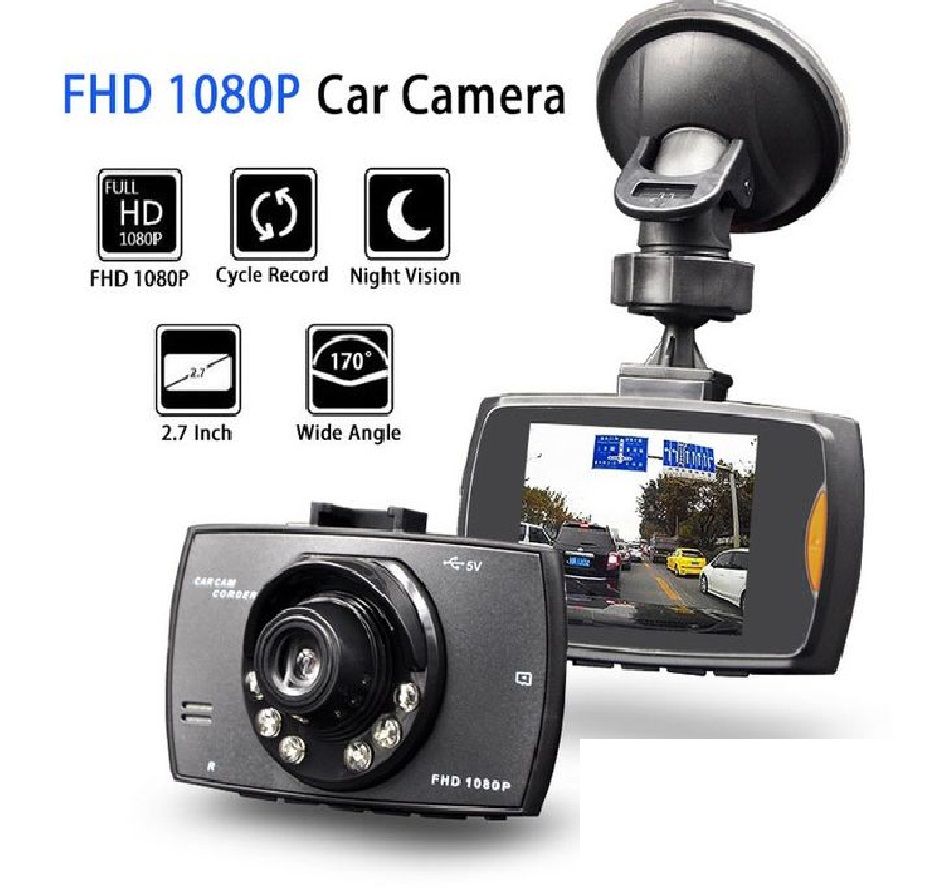 1080P FHD Car DVR Dash Camcorder Cam Camera Video Recorder Night Vision G-Sensor