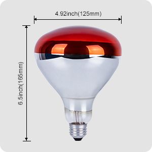 Infrared Brooder Heat Lamp Bulb, Poultry, chicken Bulb 250 Watts
Infrared Brooder Heat Lamp Bulb, Poultry, chicken Bulb 250 Watts