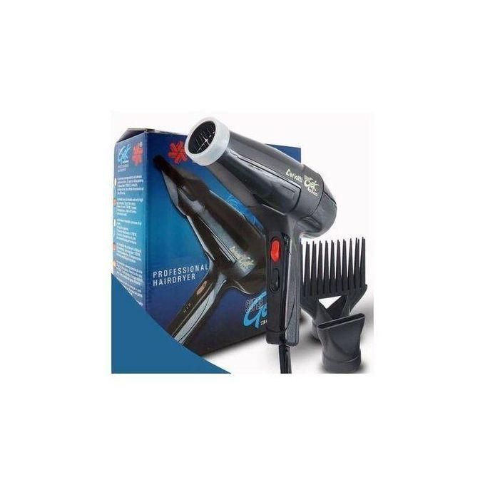 Professional  Ceriotti Hair Blow Dryer +FREE Clap Activated Bulb. SUPER GEK 3000 Constant Reliable Heat Can Be Used For Long Hours Recommended For All Ages