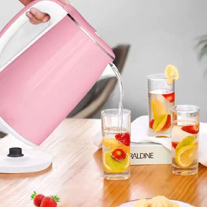 Rashnik RN-1151 Cordless Electric Kettle - 2.3 Liters Capacity Pink