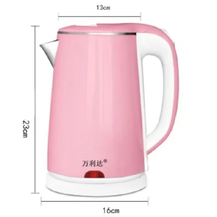 Rashnik RN-1151 Cordless Electric Kettle - 2.3 Liters Capacity Pink
