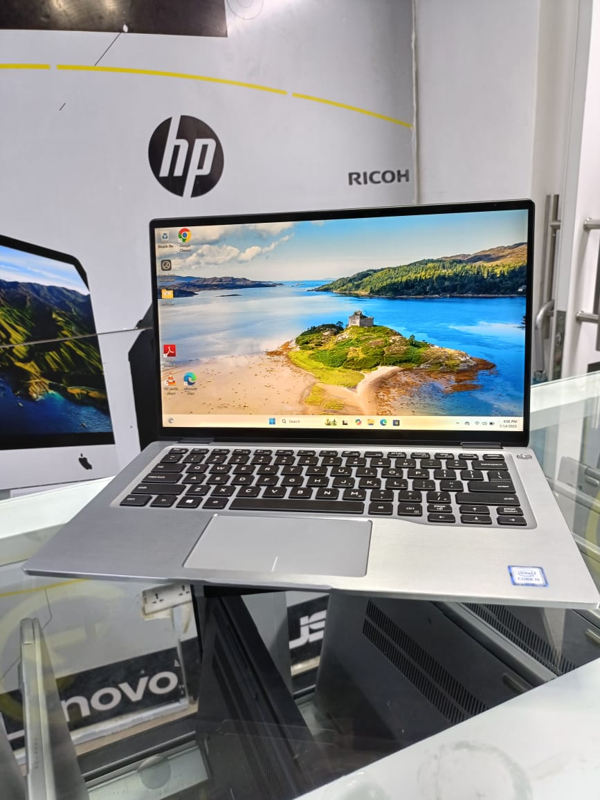 DELL LATITUDE 7400 X360 TOUCHSCREEN  COI5 8TH GENERATION 16 GB RAM 512 GB SSD. A reliable choice for professionals seeking a durable and efficient laptop. Its robust build,  and solid performance