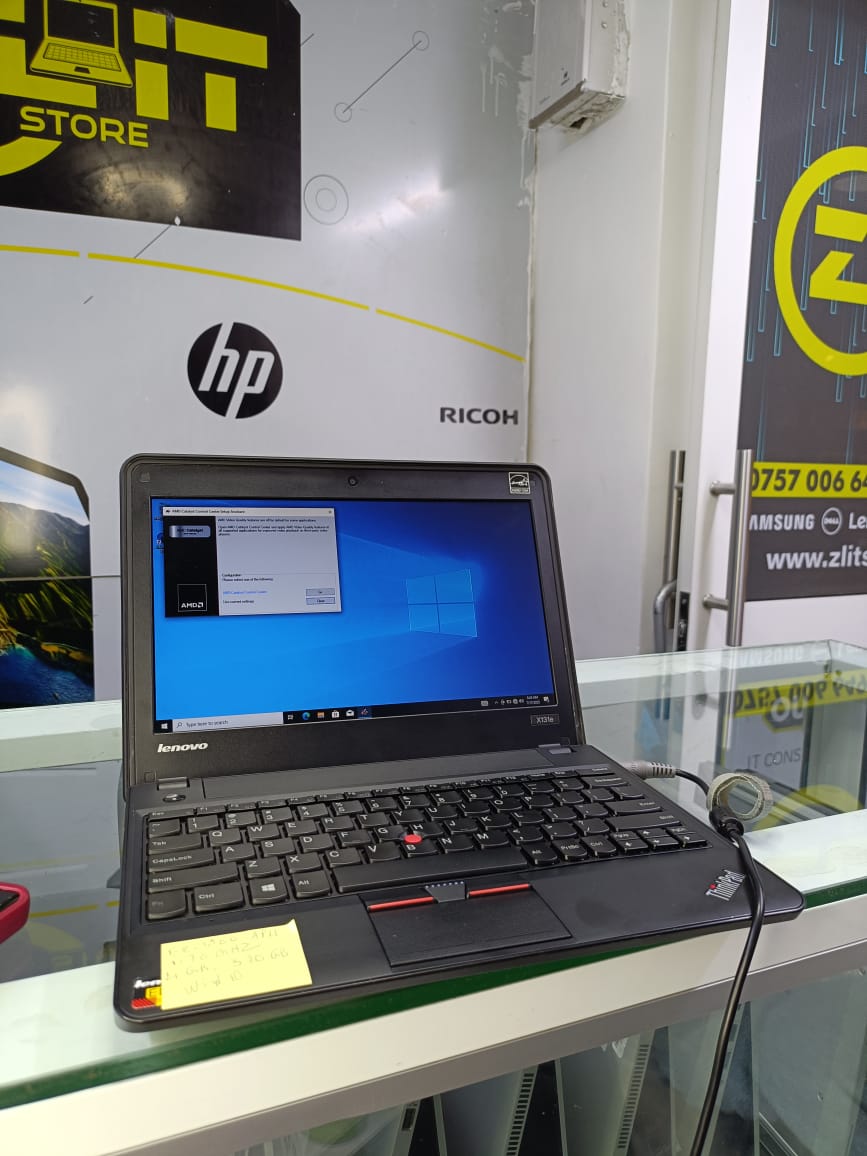 REFURBLISHED LENOVO THINKPAD  X131E AMD E2 4GBRAM 320GBHDD (WITH BAG AND MOUSE) WITH RADEON GRAPHIC