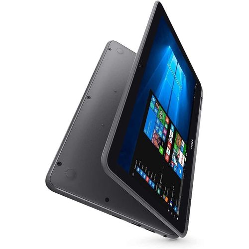 DELL LATITUDE 3190  2IN1 INTEL PENTIUM  4GBRAM 128GBSSD  X360 TOUCH SCREEN DUAL CAMERA
It features a 360° hinge that allows you to use it as a traditional laptop, a tablet, tent mode, or stand mode