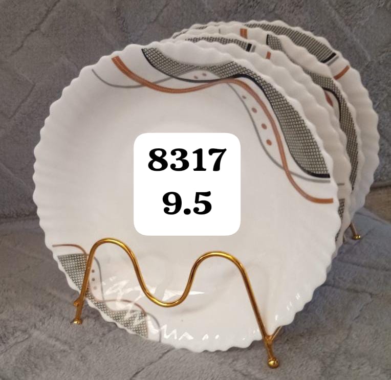 Set Of 6 Beautiful Dinner Serving Ceramic Plates  The modern kitchen needs the right kitchen utensils and appliances to create an inviting atmosphere. We brings you this perfect dinner plate with a pr