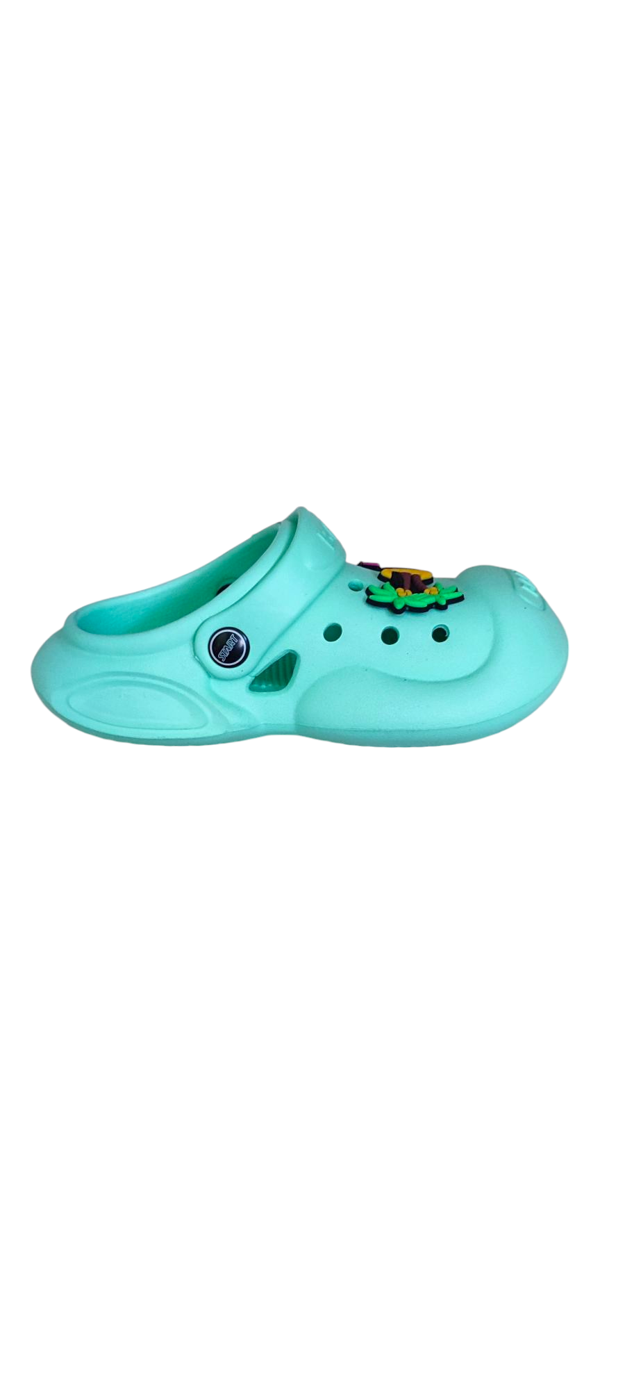 Kids Perfect Crocs Skin-Friendly Soft Comfy Lightweight With Beach Charms丨Baby Girls Pull On Fashionable Slippers