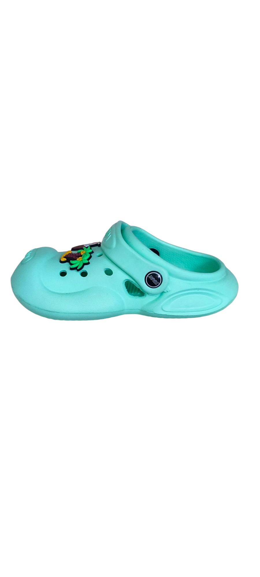 Kids Perfect Crocs Skin-Friendly Soft Comfy Lightweight With Beach Charms丨Baby Girls Pull On Fashionable Slippers