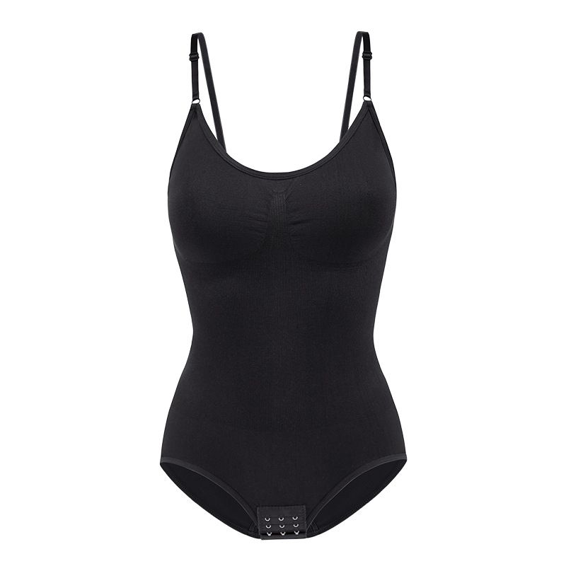 Bodysuit for women  corset with open bottom and one-piece underwear and suspenders to shape the buttocks
